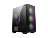 MSI PC CHASSIS MAG FORGE M100A, MINI TOWER ATX, BLACK, AUTO-RGB LIGHTING, W/O PSU, 3x12CM FRONT AUTO-RGB, 1x12CM REAR AUTO-RGB FAN, 2YW